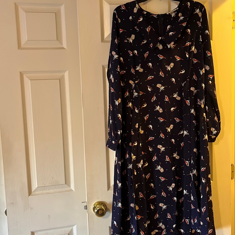 Jessy B bird print dress